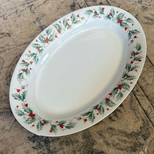 China Pearl Fine China Christmas Serving dish.